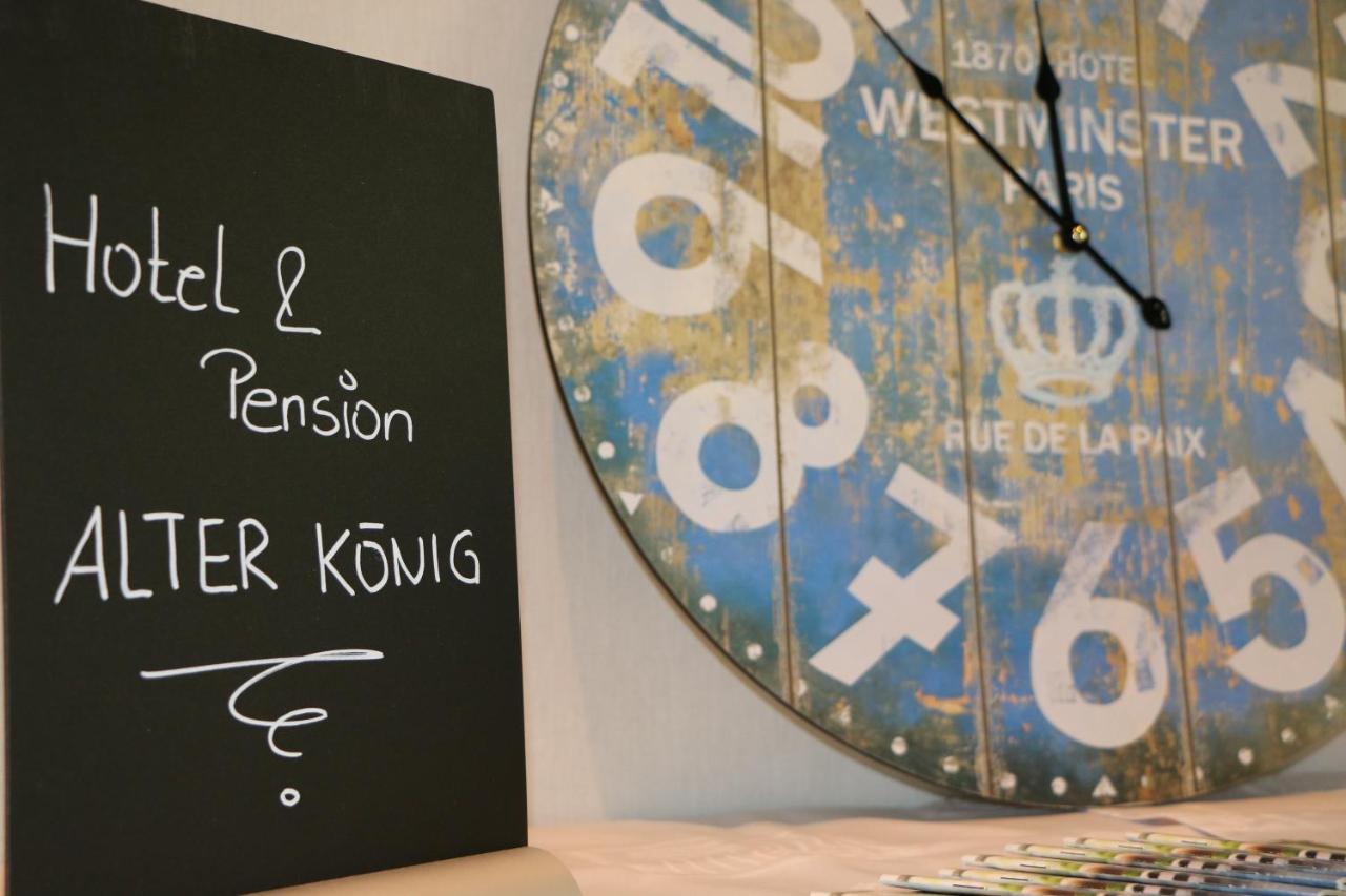 Hotel - Pension & Gaststaette "Alter Koenig" Hettstedt ภายนอก รูปภาพ